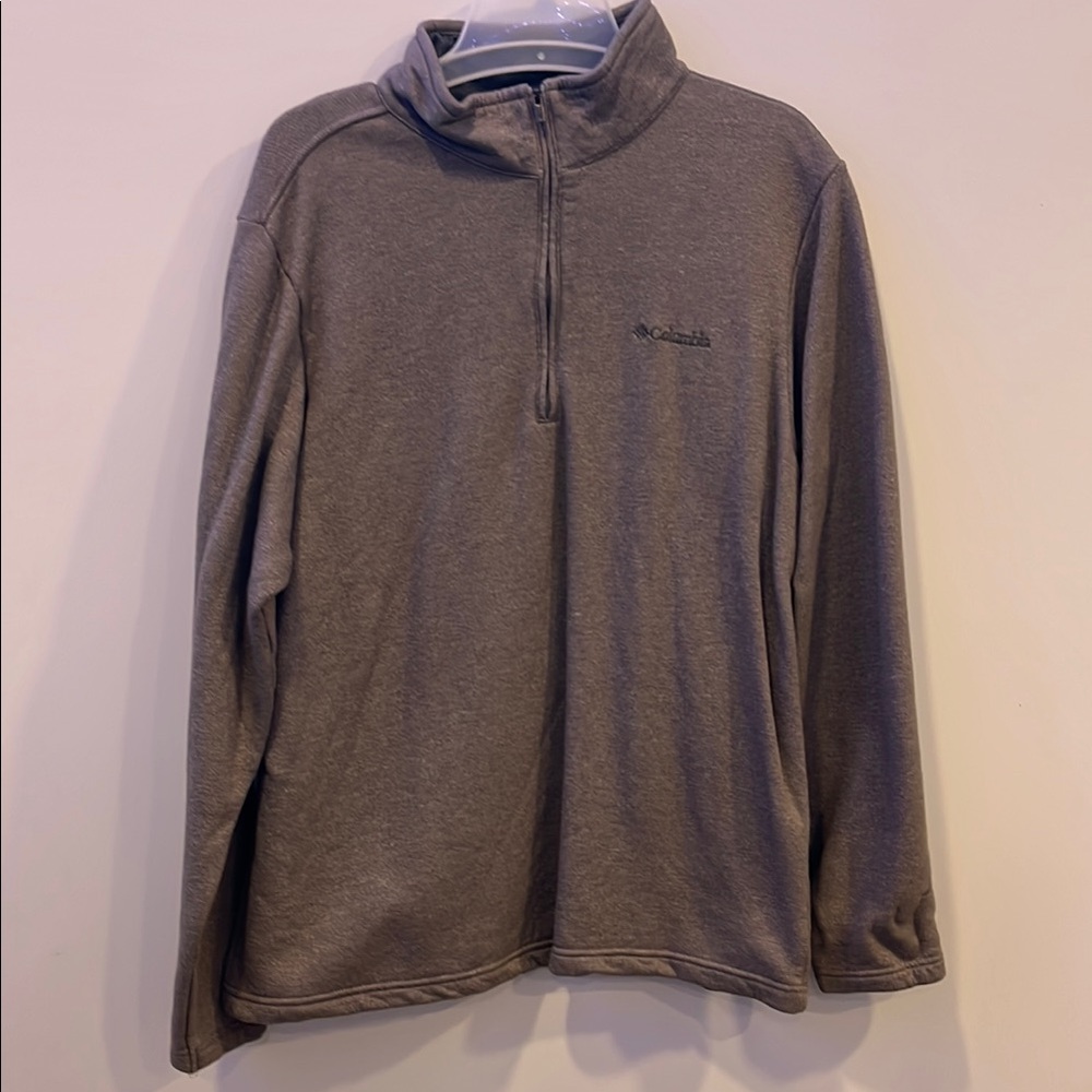 Columbia Gray Zip Up Sweater
